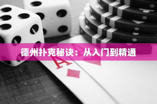德州扑克秘诀：从入门到精通