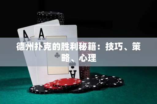 德州扑克的胜利秘籍：技巧、策略、心理
