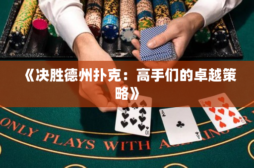 《决胜德州扑克：高手们的卓越策略》