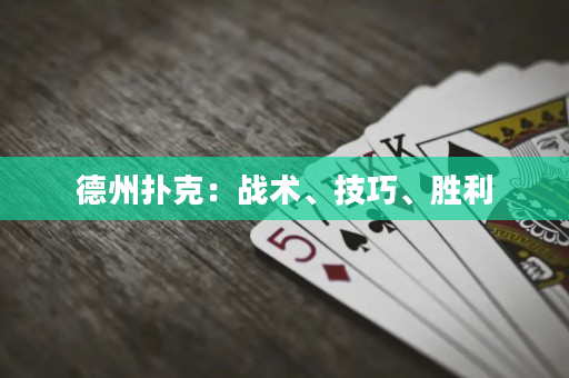 德州扑克：战术、技巧、胜利