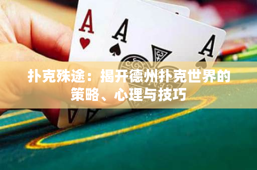 扑克殊途：揭开德州扑克世界的策略、心理与技巧