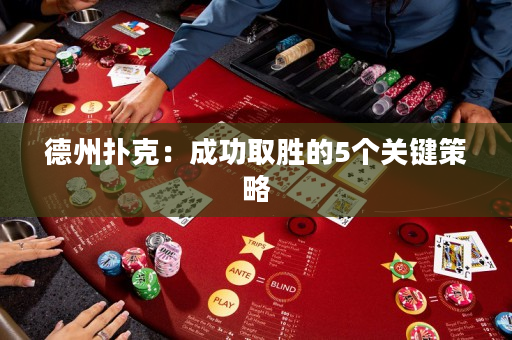德州扑克：成功取胜的5个关键策略