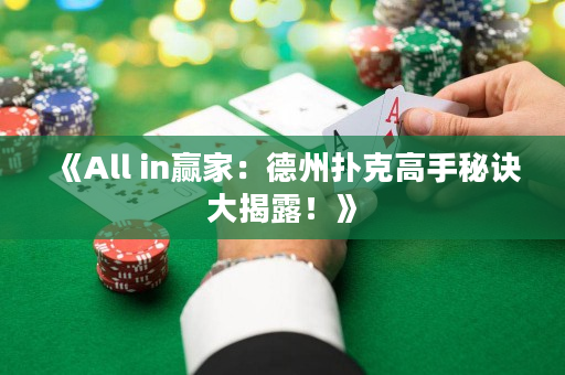 《All in赢家：德州扑克高手秘诀大揭露！》