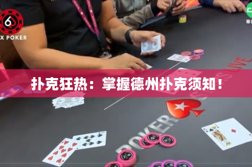扑克狂热：掌握德州扑克须知！