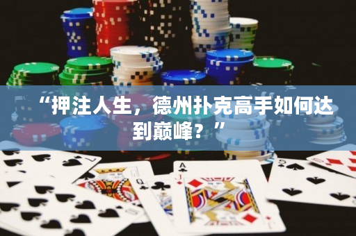 “押注人生，德州扑克高手如何达到巅峰？”