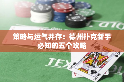 策略与运气并存：德州扑克新手必知的五个攻略