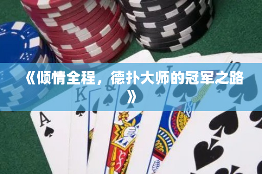 《倾情全程，德扑大师的冠军之路》