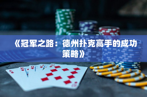 《冠军之路：德州扑克高手的成功策略》