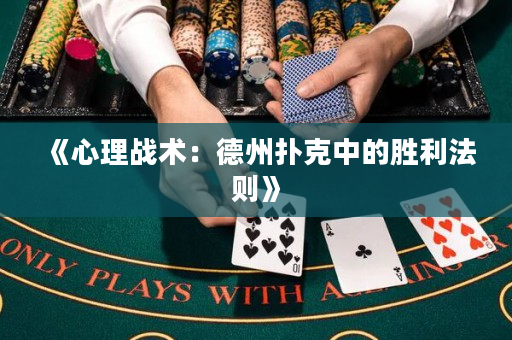 《心理战术：德州扑克中的胜利法则》