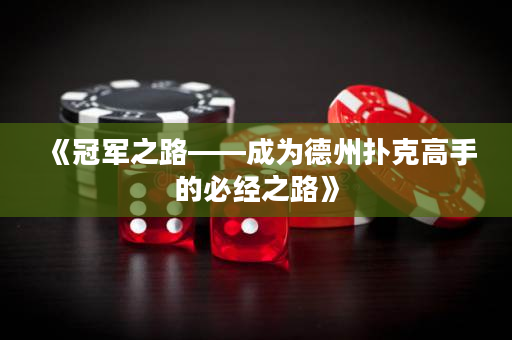《冠军之路——成为德州扑克高手的必经之路》