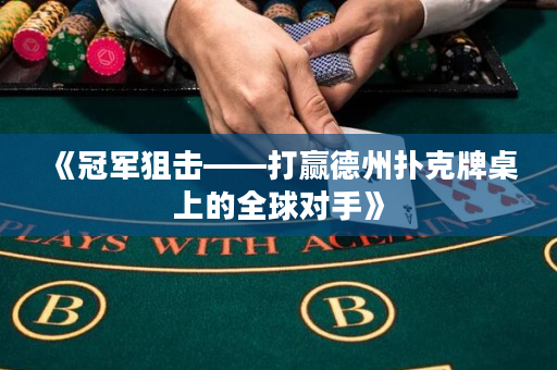《冠军狙击——打赢德州扑克牌桌上的全球对手》