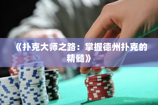 《扑克大师之路：掌握德州扑克的精髓》