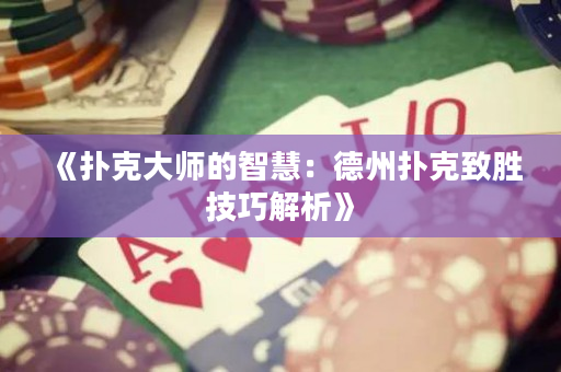 《扑克大师的智慧：德州扑克致胜技巧解析》