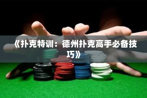 《扑克特训：德州扑克高手必备技巧》