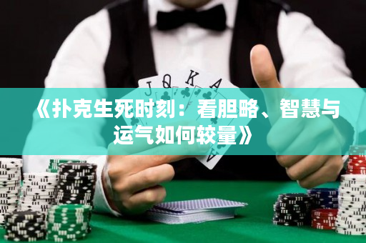 《扑克生死时刻：看胆略、智慧与运气如何较量》