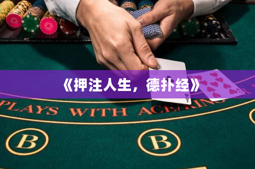 《押注人生，德扑经》