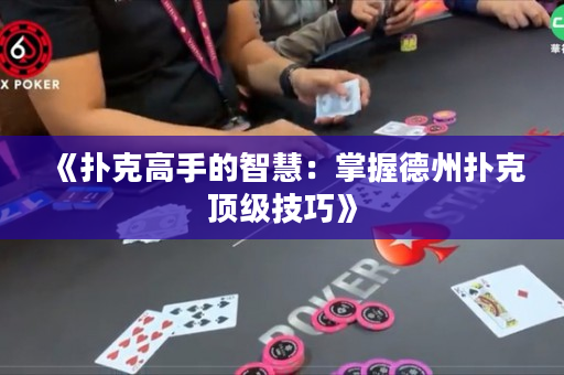 《扑克高手的智慧：掌握德州扑克顶级技巧》