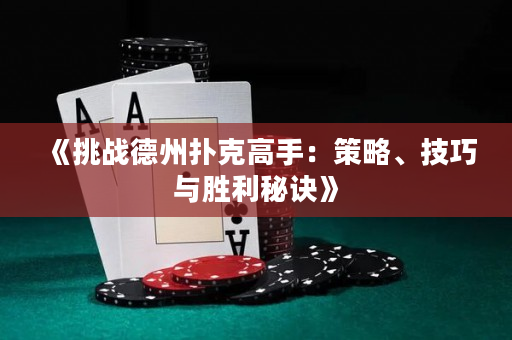 《挑战德州扑克高手：策略、技巧与胜利秘诀》