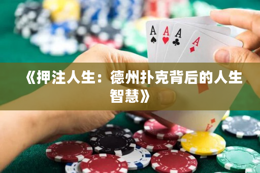 《押注人生：德州扑克背后的人生智慧》