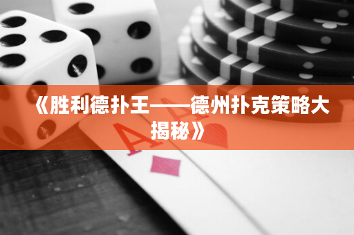 《胜利德扑王——德州扑克策略大揭秘》