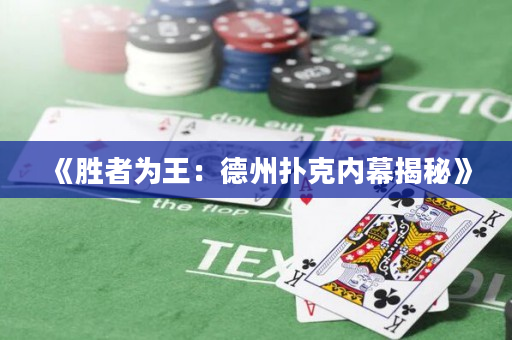 《胜者为王：德州扑克内幕揭秘》