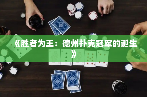 《胜者为王：德州扑克冠军的诞生》