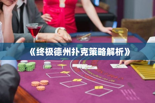 《终极德州扑克策略解析》