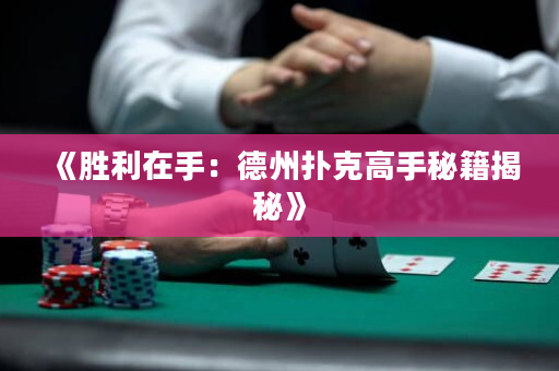 《胜利在手：德州扑克高手秘籍揭秘》