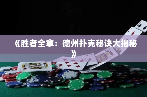 《胜者全拿：德州扑克秘诀大揭秘》