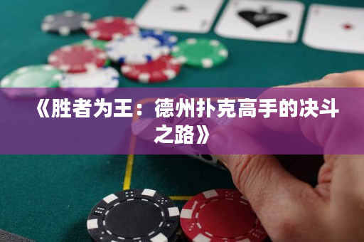 《胜者为王：德州扑克高手的决斗之路》