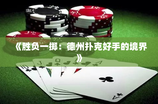 《胜负一掷：德州扑克好手的境界》