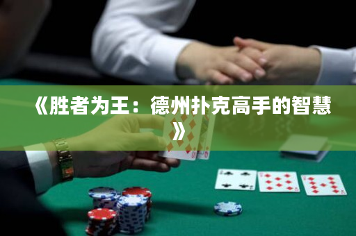《胜者为王：德州扑克高手的智慧》