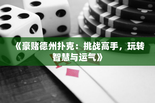 《豪赌德州扑克：挑战高手，玩转智慧与运气》