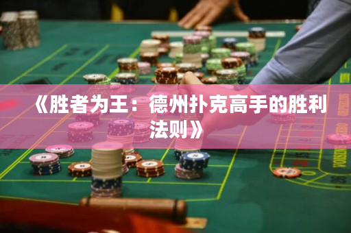 《胜者为王：德州扑克高手的胜利法则》