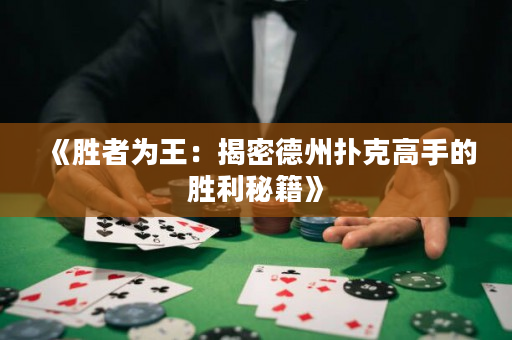 《胜者为王：揭密德州扑克高手的胜利秘籍》