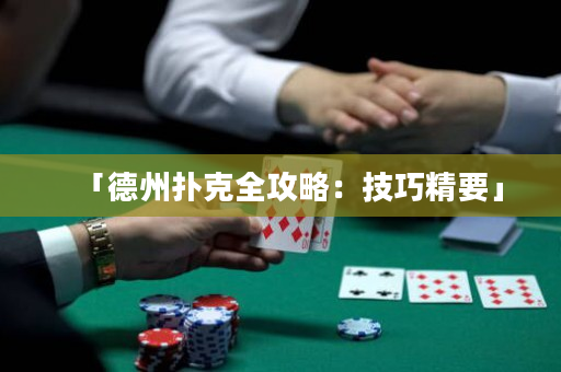 「德州扑克全攻略：技巧精要」