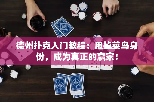德州扑克入门教程：甩掉菜鸟身份，成为真正的赢家！