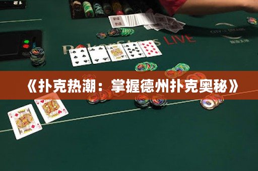 《扑克热潮：掌握德州扑克奥秘》