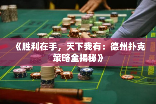 《胜利在手，天下我有：德州扑克策略全揭秘》
